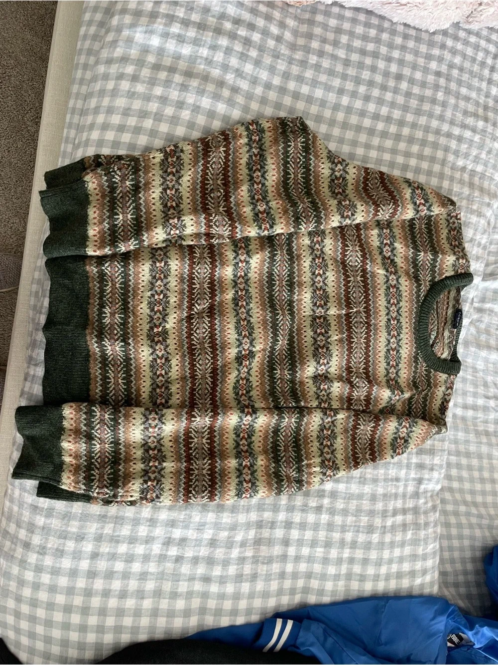 JCrew Lambswool blend Fair Isle crewneck Sweater